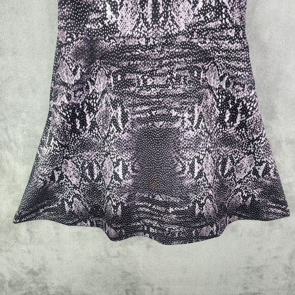Women's Jennifer Lopez Sleeveless Snake Print Dress Polyester Spandex Size 10 - Picture 3 of 11